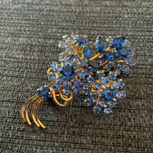 Vintage Austrian Crystal Brooch